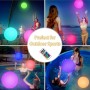 Pelota De Playa Gigante, Pelota De Playa Inflable Luminosa LED, Pelota Luminosa, Pelota Inflable Gigante, 16 Colores, Pelota LED