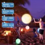 Pelota De Playa Gigante, Pelota De Playa Inflable Luminosa LED, Pelota Luminosa, Pelota Inflable Gigante, 16 Colores, Pelota LED