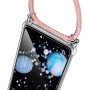 YAMCCCSE Funda con Cuerda para Realme 12 Pro/Realme 12 Pro Plus/Pro+ 5G, Carcasa Transparente Suave TPU Silicona Case con