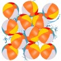 mizikuu 12 Piezas Pelota de Playa Hinchable, 25cm Colores Pelota de Agua Inflables Durabilidad Niños Adultos para Verano