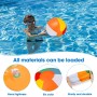 mizikuu 12 Piezas Pelota de Playa Hinchable, 25cm Colores Pelota de Agua Inflables Durabilidad Niños Adultos para Verano
