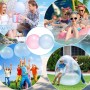 CLIUNT 2 Piezas pelotas grandes de agua transparentes, 120CM pelotas de agua hinchables, Bola de Agua, para Grandes Jardín