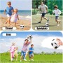 3 piezas de fútbol pequeño, mini fútbol, pequeño juego de fútbol con mini balón de fútbol y bomba de aire, 16 cm mini balones de