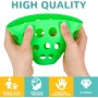 LPZMPZ Juego Lanza Bolas Niños, Juegos Playa, Juegos al Aire Libre, Juego Interior al Aire Libre para niños, con 2 Raquetas y 10
