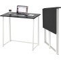Dripex Mesa Escritorio Plegable, Compacto sin ensamblaje, para Estudio, Casa Oficina, Escritorio para computadora Manualidades,