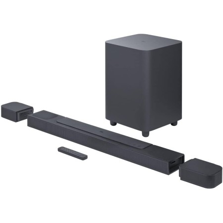 JBL Bar 1000, barra de sonido, altavoces y subwoofer inalámbrico, tecnología PureVoice, HDMI eARC, sonido envolvente Dolby
