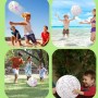 2 Pelotas Pelotas de Playa 30 cm Pelota de Agua Inflable con 8 Rotuladores Grafiti (sin pintar),Pelotas Piscina Inflables de