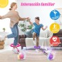 Bola de Salto de Tobillo Juguete Niña 6 7 8 9 10 11 Años Recargable Luminoso Regalos Juegos Niñas Bola Saltarina para Niños con
