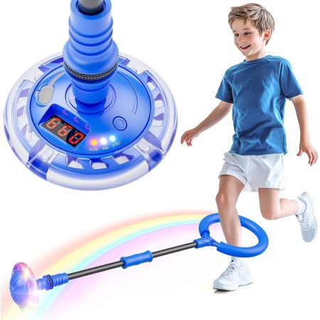 Bola de Salto de Tobillo Juguete Niña 6 7 8 9 10 11 Años Recargable Luminoso Regalos Juegos Niñas Bola Saltarina para Niños con