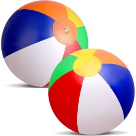 Abeillo Pelotas de playa, paquete de 2 – Pelotas de playa inflables de 13 pulgadas – Juguetes acuáticos, juguetes de playa para