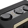 JBL Authentics 200, altavoz inteligente con tecnología Bluetooth, diseño retro, con cuadrícula gris, Wi-Fi integrado, Google