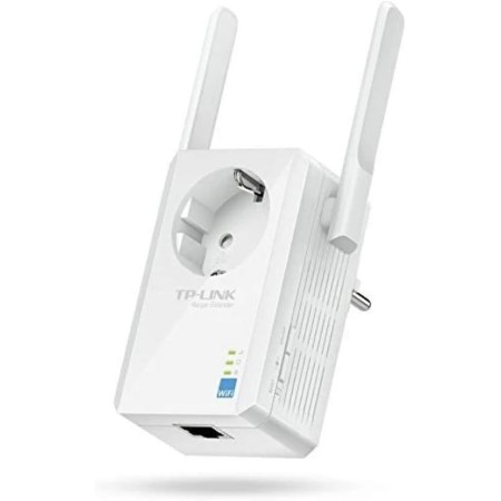 TP-Link TL-WA860RE - Repetidor de red Wifi extensor amplificador de cobertura (Puerto Ethernet, 10/100 mbps, con enchufe, 300