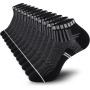 Stoeury Calcetines Tobilleros 6 Pares, Transpirables Cortos Deporte Antiampollas, Running Algodon Para Hombre Mujer, Ideales