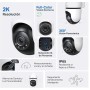 tapo C510W - Cámara de vigilancia Wi-FI para Exteriores de 360º, visión Nocturna a Todo Color de 2k (3MP), detección de Personas