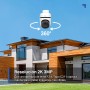 tapo C510W - Cámara de vigilancia Wi-FI para Exteriores de 360º, visión Nocturna a Todo Color de 2k (3MP), detección de Personas