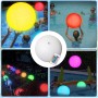 YOUYIKE Bolas de Playa, Pelotas de Playa Inflables, Pelotas de Playas LED de 40 CM, con Control Remoto por Infrarrojos, para