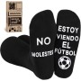 BISOUSOX Calcetines Hombre Divertidos Algodón Calcetines 39-46 Regalo Hombres Padre Fanáticos del Fútbol Calcetines