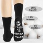 BISOUSOX Calcetines Hombre Divertidos Algodón Calcetines 39-46 Regalo Hombres Padre Fanáticos del Fútbol Calcetines