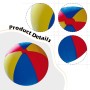 Fenteer Pelota de Playa Inflable, Juguete para Césped, Juego de Agua de Verano, Enorme, Plegable, Fácil de Transportar,