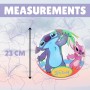 Toyland® Pelota de juego Disney Stitch de 23 cm – Balón de fútbol biológico ligero y suave – Juego en interiores y exteriores