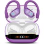Qecnato Auriculares Inalámbricos Deportivos, Auriculares Bluetooth 5.4 HiFi Estéreo con HD Micrófono, 75H Cascos Inalambricos