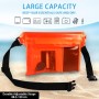 IPOW 2 PCS Bolsa Impermeable Riñonera Protectora Impermeable al Agua Bolsa Impermeable IPX8 con Cinturón Ajustable Bolsa PVC