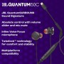 JBL Quantum 50C, auriculares intraaurales con cable para gaming, USB-C, JBL QuantumSURROUND, compatibilidad multiplataforma,