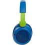 JBL Jr460NC - Auriculares inalámbricos para niños, con cancelación de Ruido, Color Azul