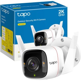Tapo C320WS – Cámara de vigilancia Wi-Fi para interiores y exteriores, resolución 2K QHD 4MP, visión nocturna a color,