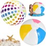 HAMKU 2 Piezas Pelotas de Playa Pelotas Piscina, Fútbol Inflable, Pelota Playa Inflable para Juguetes de Playa Verano Piscina y