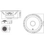 JBL Stage2 604C - Sistema de echo auto de 2 vías componentes - Juego de altavoces coche de 270 vatios con altavoz de pared de 16