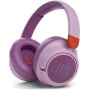 JBL JR 460NC - Auriculares inalámbricos para niños, con cancelación de Ruido, hasta 30 Horas de Lectura y Sonido Seguro - Rosa