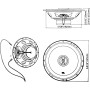 JBL Stage1 61F Juego de Altavoces Coche de 2 vías de Harman Kardon - Echo Auto de 200 Vatios 40 Vatios RMS - Caja Alta fidelidad