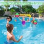 Dawumin Juego de Lanzar y Atrapar Pelotas, Lanzamiento Pelota Juegos Juguetes con 4 Paletas y 4 Pelotas, para 3 a 12 Años Niños