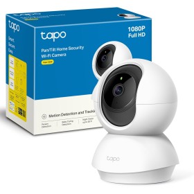 Tapo C200 - Cámara IP WiFi 360° Cámara de Vigilancia FHD 1080p,Visión nocturna, Notificaciones en tiempo real, Admite tarjeta