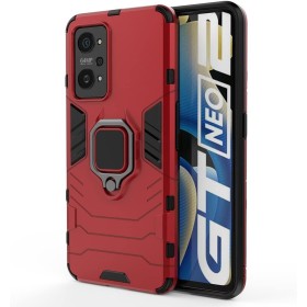 SEAHAI Funda para Realme GT Neo 3T 5G/Realme GT 2 5G/Realme GT Neo 2, Estuche con 360 Grados Anillo Soporte [Grado Militar