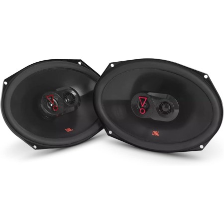 JBL Stage3 9637F Juego de altavoces coche de 3 vías di Harman Kardon Sin Rejilla - Altavoz ovalados 375 vatios - Echo Auto de 6"