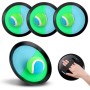 RISVOWO Captura Bolas Raqueta Set, Juego de Lanzamiento y Captura, 4 Paletas y 4 Bolas para 5 6 7 8 9 10 11 Años, Juego de Bolas