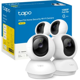 Tapo C200P2 - Cámara IP WiFi 360° Cámara de Vigilancia FHD 1080p,Visión Nocturna, Notificaciones en Tiempo Real, Admite Tarjeta