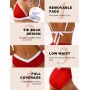 FemiChic Bikinis Mujer Conjuntos de Bikini Sexy Traje de Baño con Cuello en V Top con Almohadillas Extraíbles 2 Piezas para la