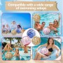 LUMOOM Hinchable, pelota de playa, bolas de agua inflables con purpurina, juguetes de piscina, pelotas de agua