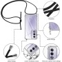 Pnakqil Funda para Realme 12 Pro/Realme 12 Pro Plus 5G con Cuerda, Carcasa Transparente Silicona Colgar Collar Correa de Cuello