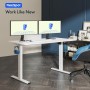 FLEXISPOT Escritorio Elevable Eléctrico Marco de Escritorio de Altura Regulable, Standing Desk Mesa Elevable Eléctrico con 2