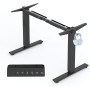 FLEXISPOT Escritorio Elevable Eléctrico Marco de Escritorio de Altura Regulable, Standing Desk Mesa Elevable Eléctrico con 2