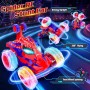 Coche Teledirigido Spider, 2.4Ghz Radiocontrol Monster Truck con Luces RC Coches Juguetes Niños Niñas 3 4 5 6 7 8 9 10 11 12