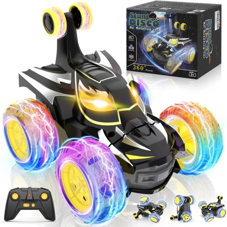 Coche Teledirigido Spider, 2.4Ghz Radiocontrol Monster Truck con Luces RC Coches Juguetes Niños Niñas 3 4 5 6 7 8 9 10 11 12