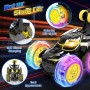 Coche Teledirigido Spider, 2.4Ghz Radiocontrol Monster Truck con Luces RC Coches Juguetes Niños Niñas 3 4 5 6 7 8 9 10 11 12