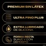 Durex Conexión Total Preservativo Ultra Fino Plus sin Látex con Tecnología Body Feel que Transmite Mejor el Calor Corporal, 20