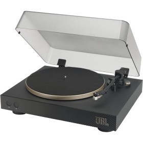 JBL Spinner BT, Tocadiscos Bluetooth con AptX-HD, cabezal extraíble, plato de aluminio y transmisión por correa, cartucho