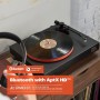 JBL Spinner BT, Tocadiscos Bluetooth con AptX-HD, cabezal extraíble, plato de aluminio y transmisión por correa, cartucho